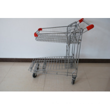 Supermarket Cargo Trolley Platform Cart